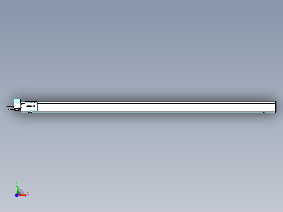 威洛博VBC同步带传动一无尘环境VBC14-L45-S3000-BRD-ZP75-C3前视图