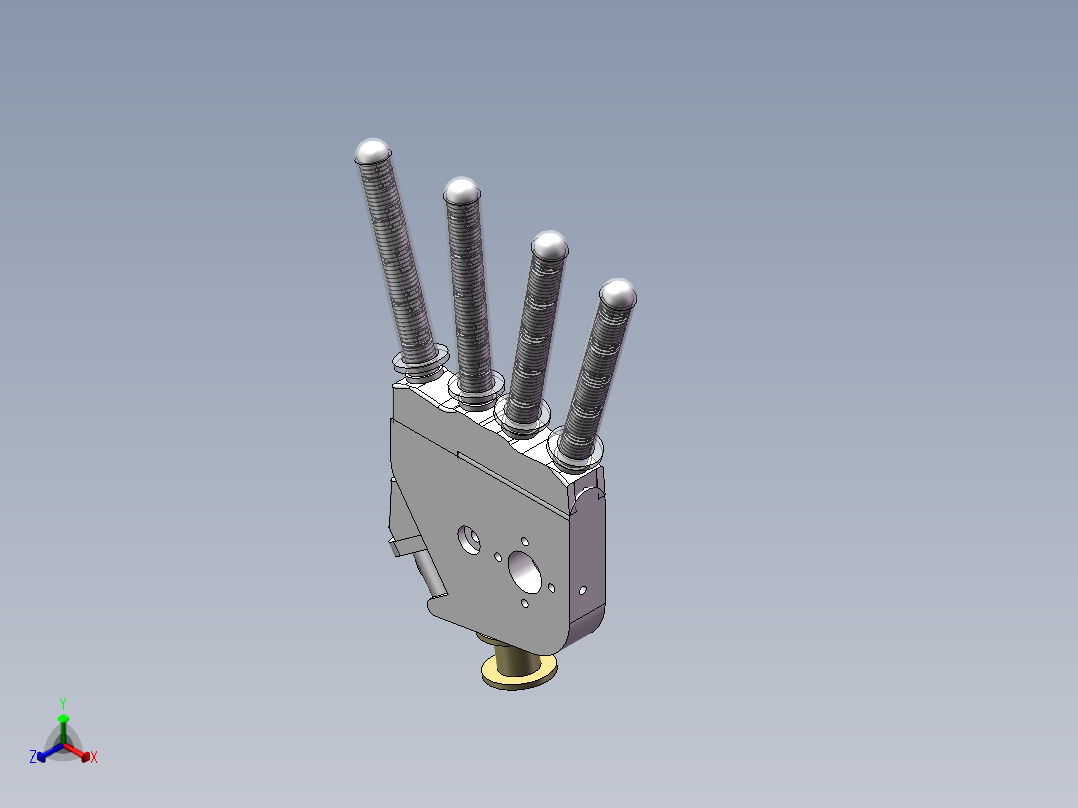 机器手正等轴测图