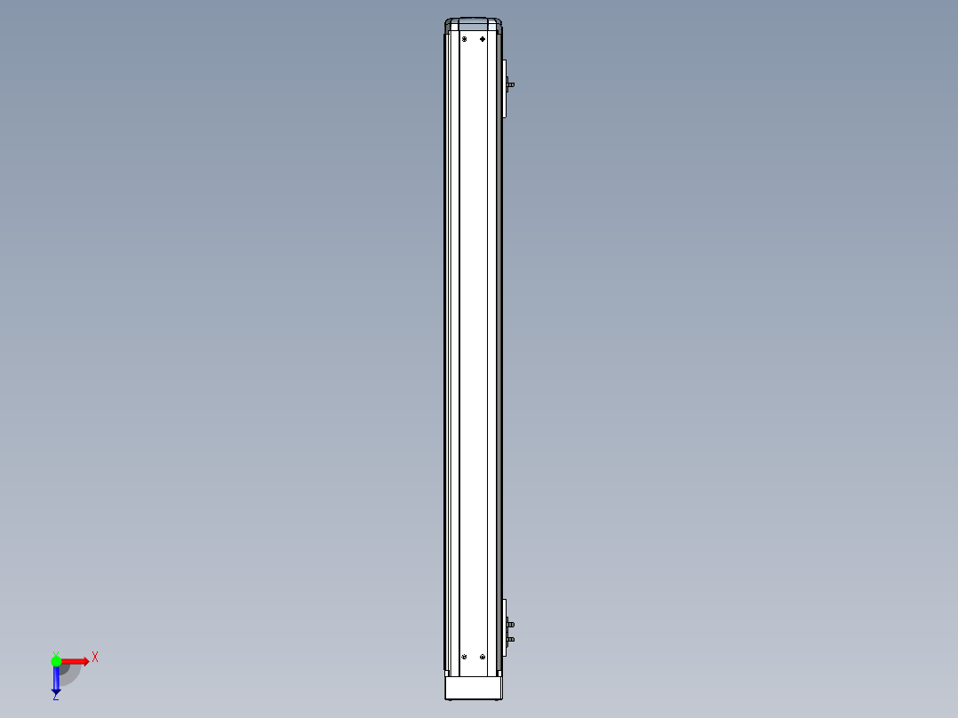 Toyo东佑达直线模组-ETH12-950-BM-200W+煞車俯视图