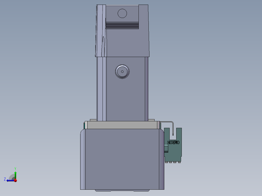 MTB同步带半封闭MTB6-BW-100W右视图
