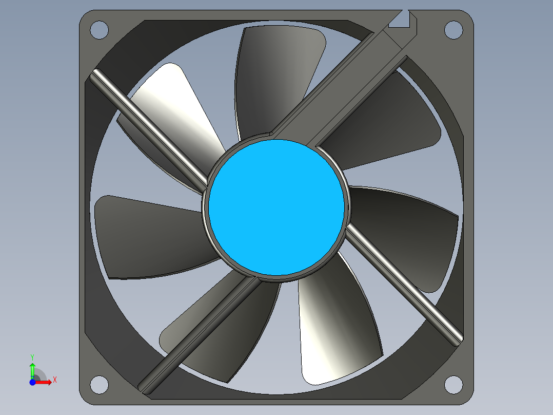 散热风扇11前视图