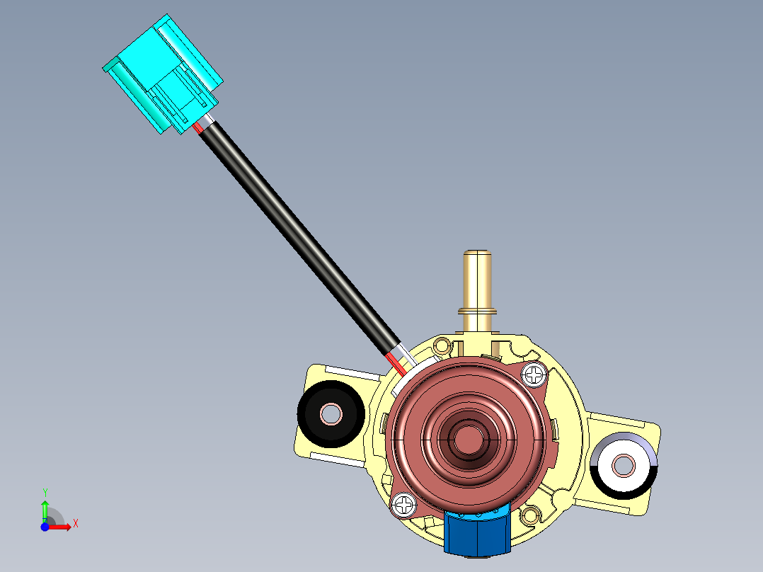 HELLA UP28 电动真空泵前视图