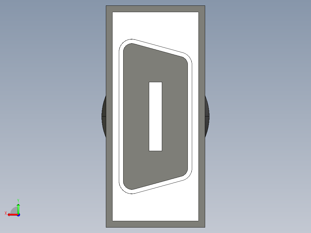 基恩士CV-C3_10_17_kc图纸模型后视图