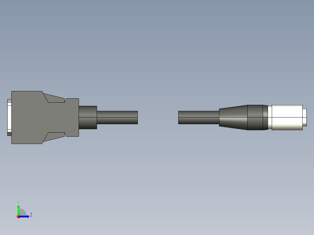 基恩士CV-C3_10_17_kc图纸模型左视图