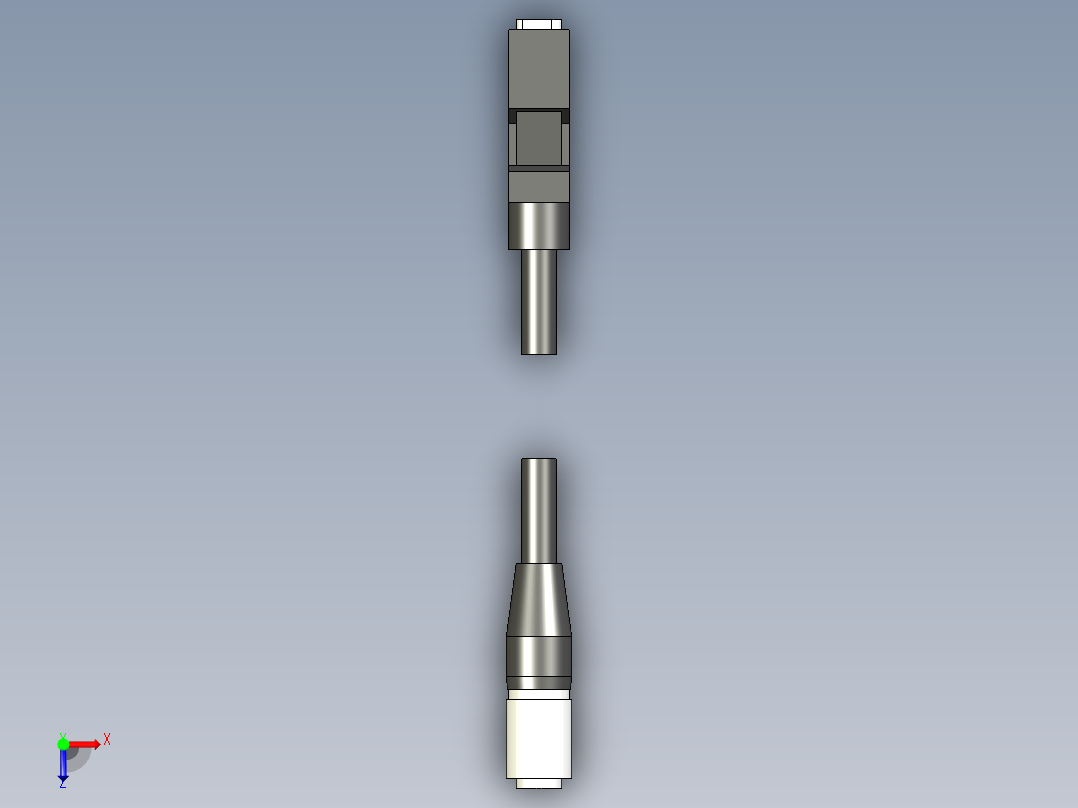 基恩士CV-C3_10_17_kc图纸模型俯视图