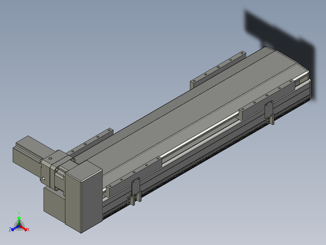 直线模组LHB21-L40-S550-RU设计图纸