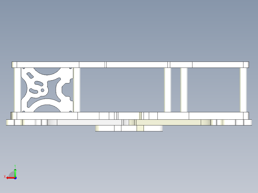 无人机 FPV 框架 5英寸后视图