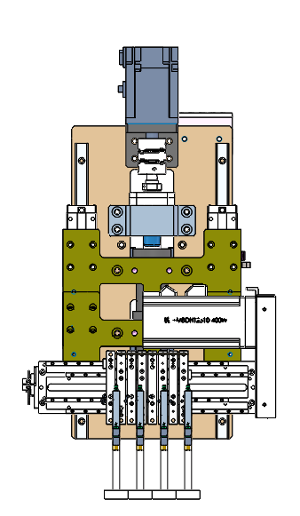 可等变距三轴机械手