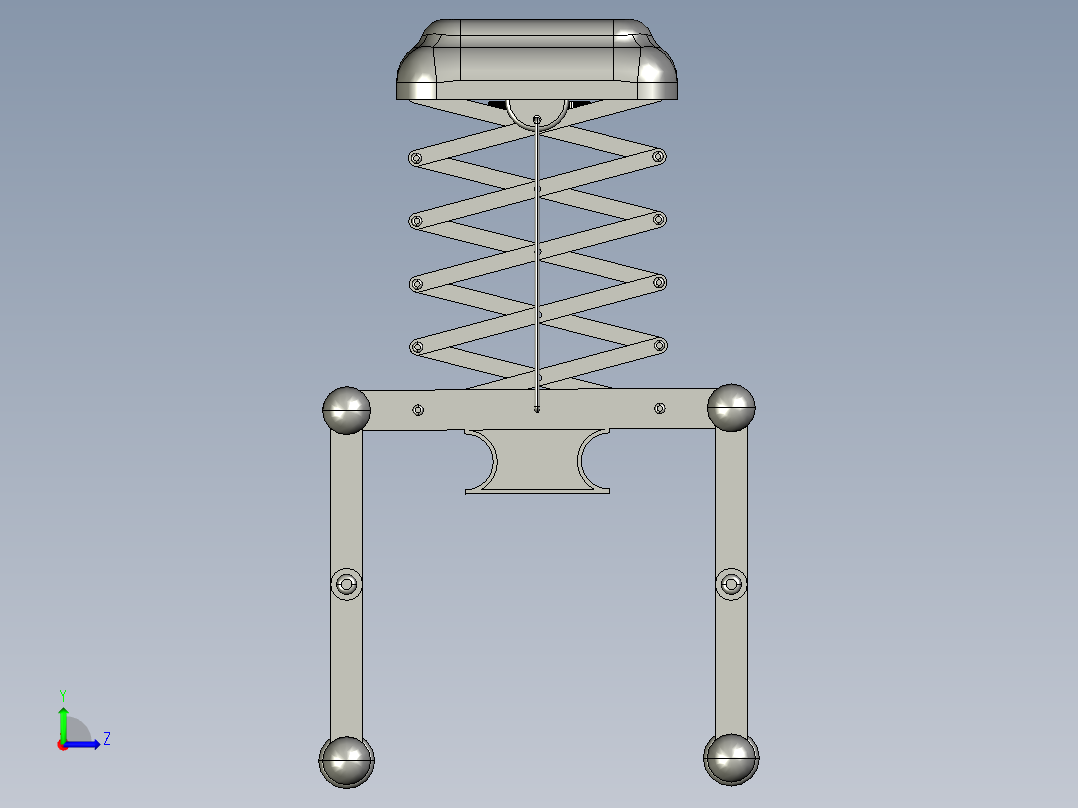自动晾衣架左视图