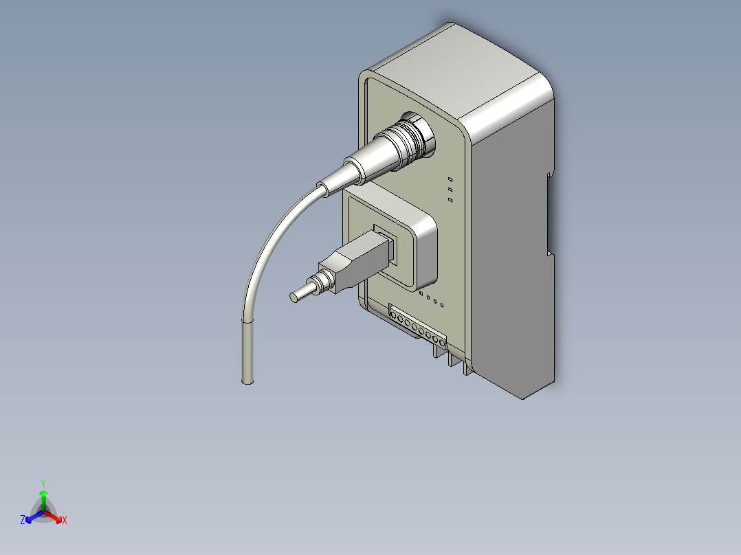 基恩士N-UB_kc图纸模型正等轴测图