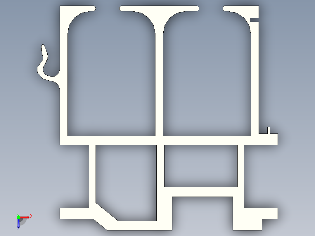 宽体成品汽车运输卡车俯视图