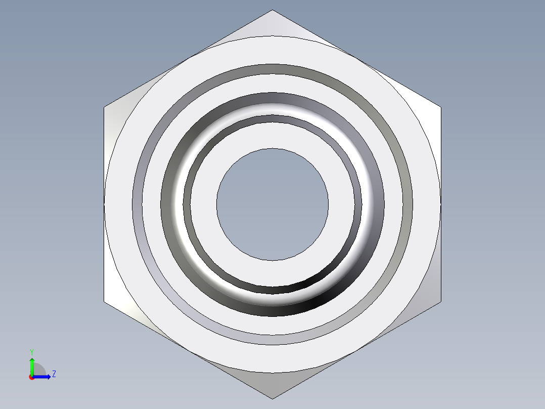 卡套式工业通用硬管接头EO_Distance_piece_adapter_DA12S71左视图