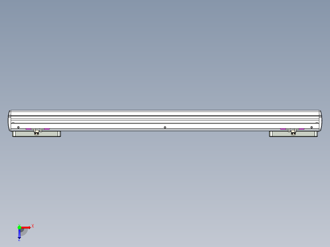 威洛博LC系列3d模型模组2LC14S1Y-S650俯视图