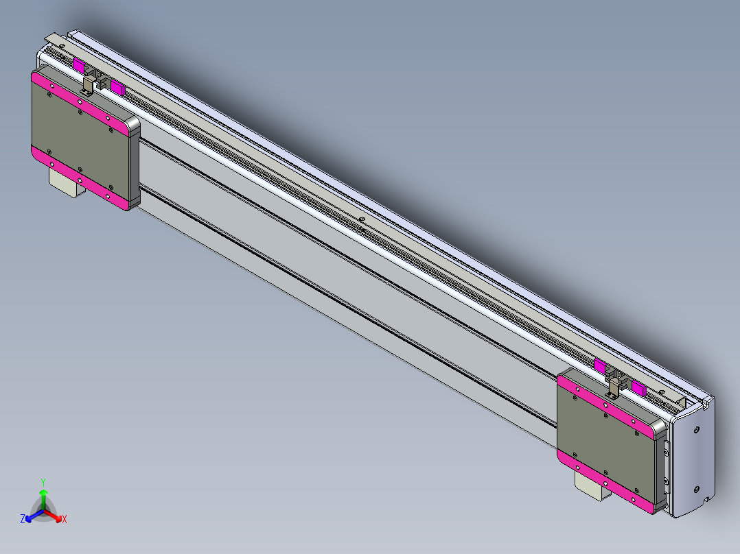 威洛博LC系列3d模型模组2LC14S1Y-S650正等轴测图