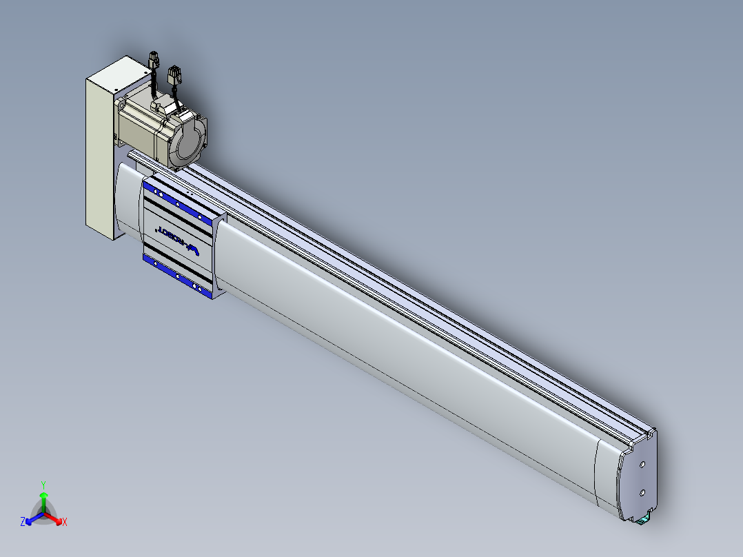 VF丝杆传动-一般环境VF14-Lxx-C-S750-BR-ZP75-C3正等轴测图