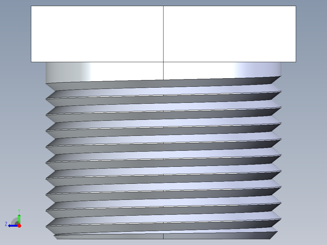 聚氯乙烯配件22-Sch80_Plug_MPT_850-007_0.75in右视图