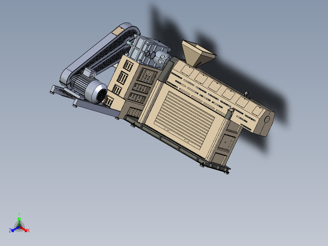 Extruder pellet <span style='color: red'>machine</span>挤出<span style='color: red'>机</span>颗粒<span style='color: red'>机</span>3D数模<span style='color: red'>图纸</span> <span style='color: red'>STP</span> x_b<span style='color: red'>格式</span>