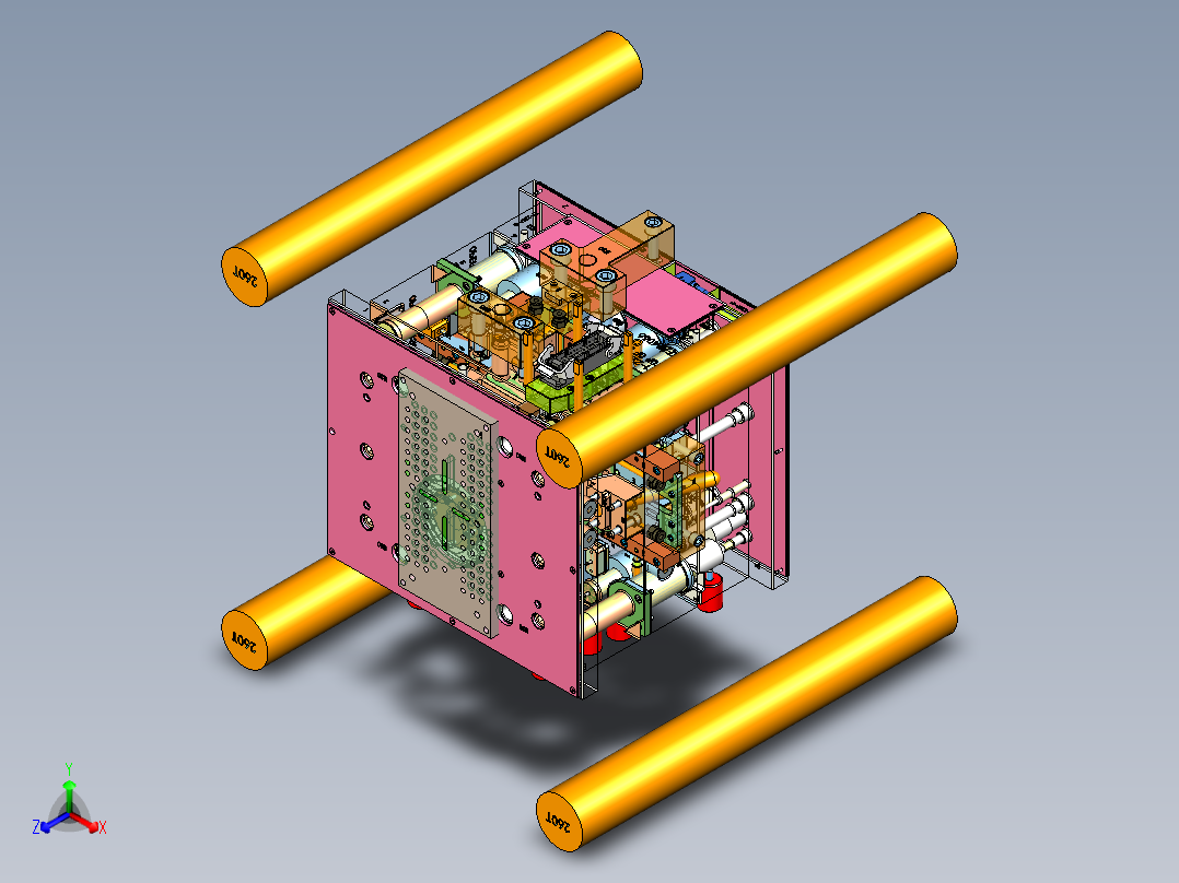 驾驶侧左出风口壳体模具