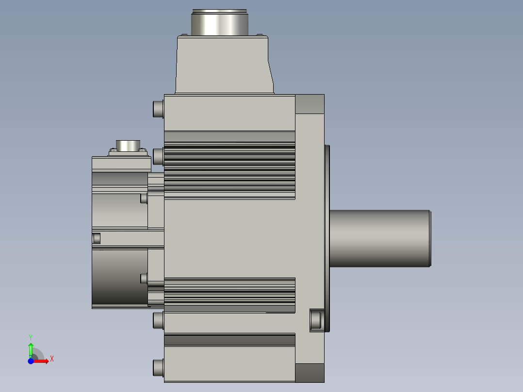 1500W MFME伺服马达前视图
