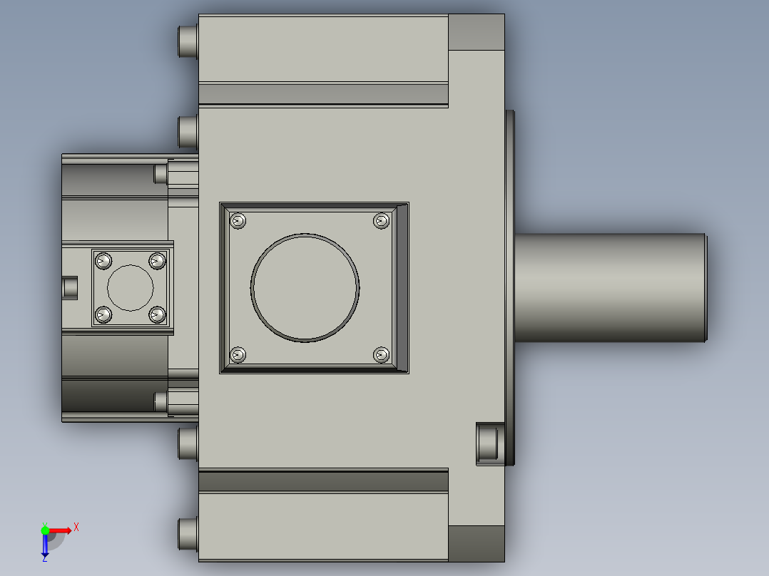 1500W MFME伺服马达俯视图