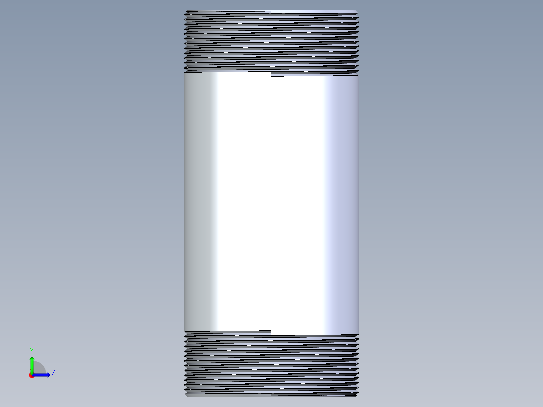 聚氯乙烯配件33-Sch80_Nipple_MPTxMPT_861-428_4in x 10in左视图