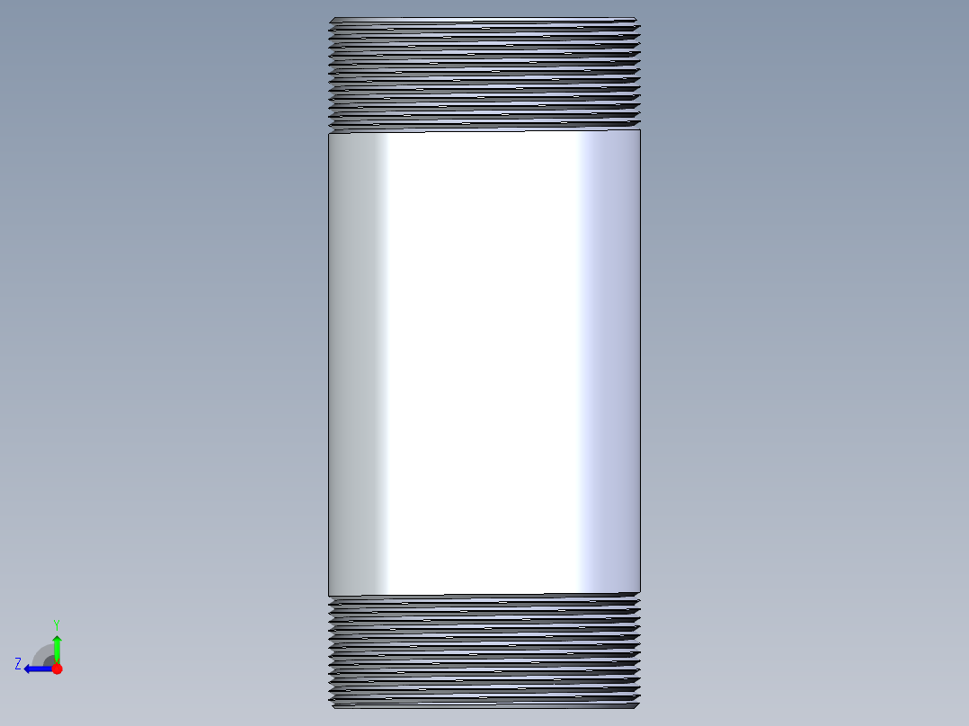 聚氯乙烯配件33-Sch80_Nipple_MPTxMPT_861-428_4in x 10in右视图