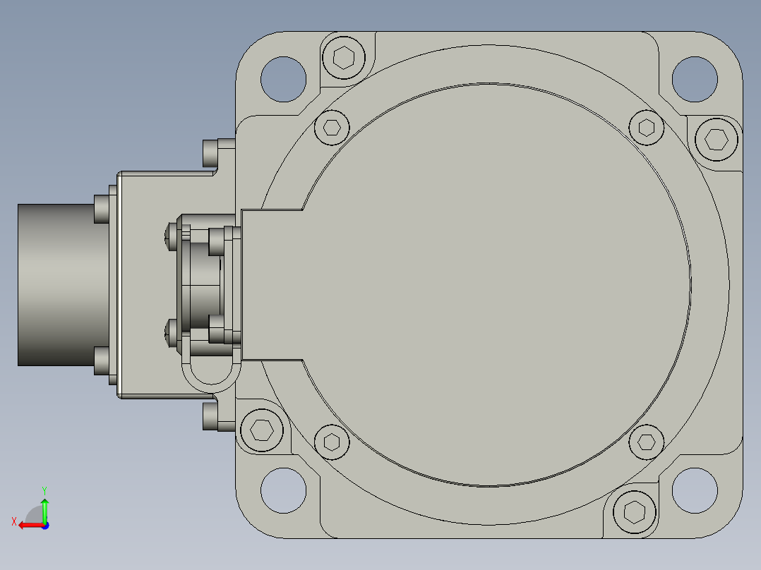 电机MS6S-100CM30BZ2-21P0.STEP后视图