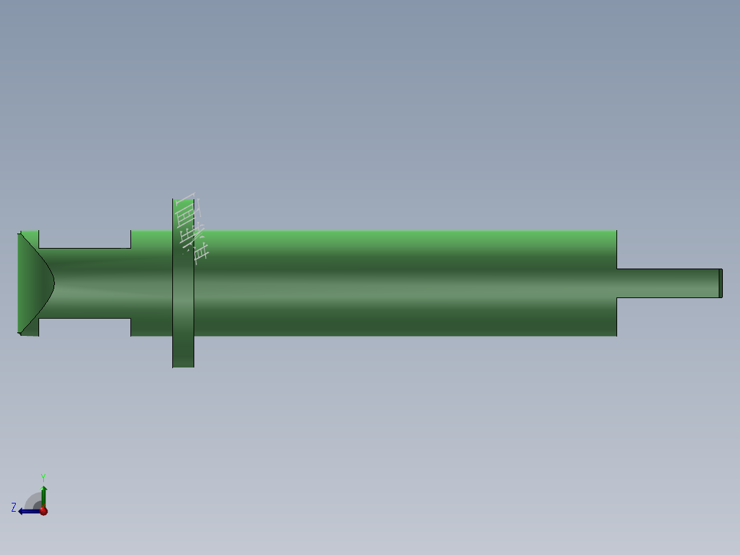 S2 直行推杆.SLDASM右视图