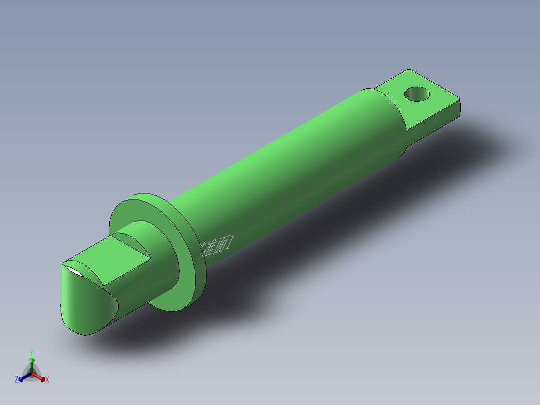 S2 直行推杆.SLDASM正等轴测图