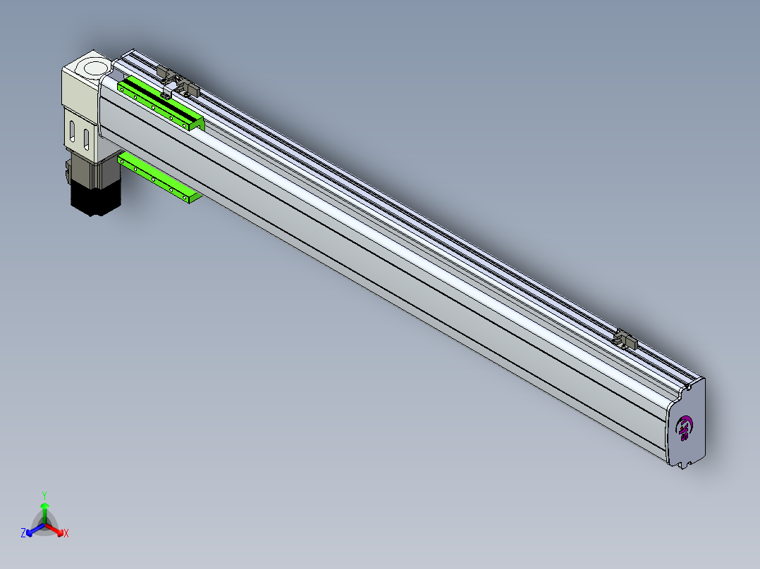 同步带滑台-半封闭B13-L90-S850-L-P40-D3