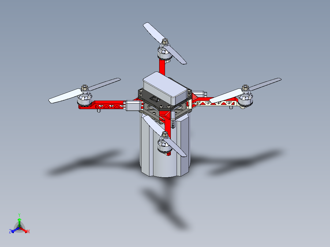 四轴无人机运输机