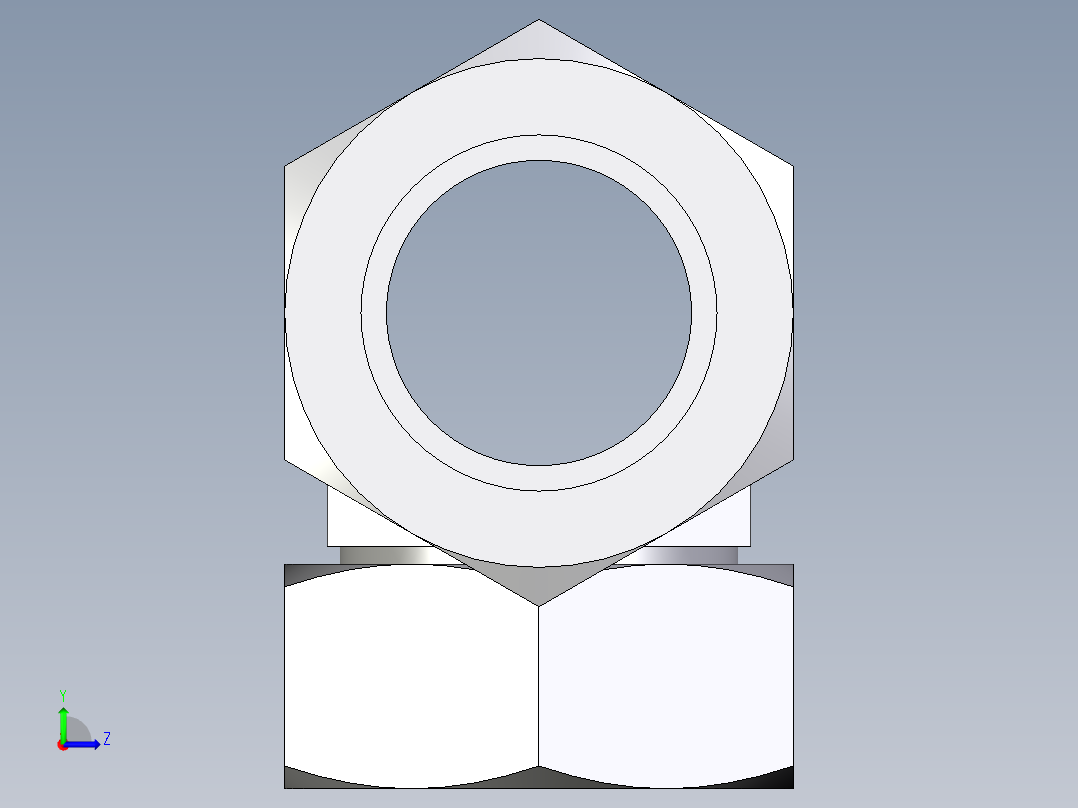 卡套式工业通用硬管接头EO_Swivel_nut_branch_tee_ET42L71左视图