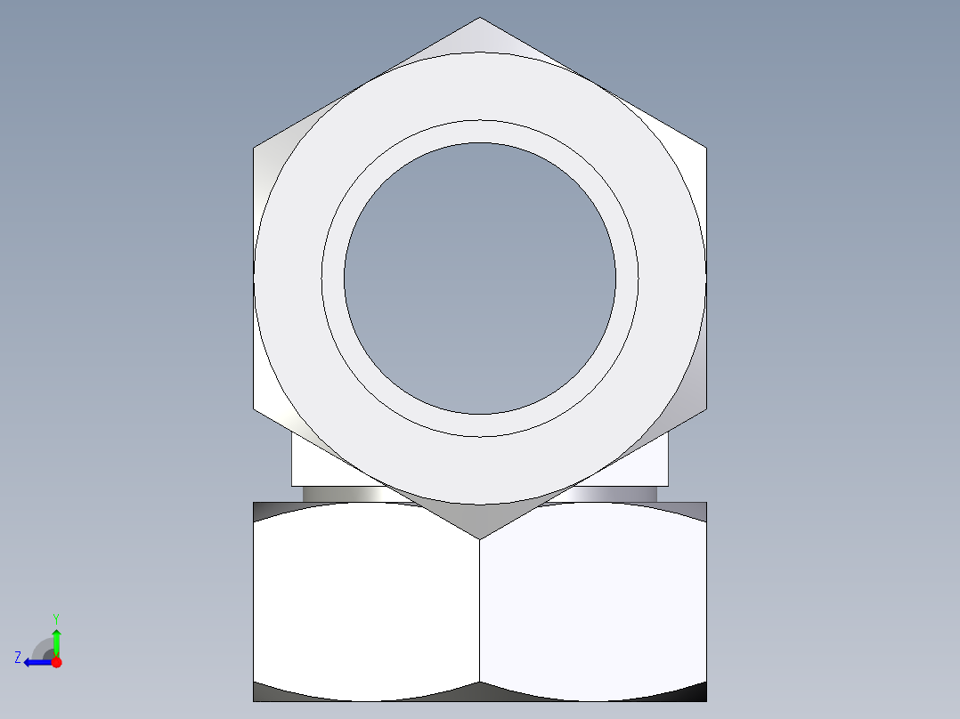 卡套式工业通用硬管接头EO_Swivel_nut_branch_tee_ET42L71右视图