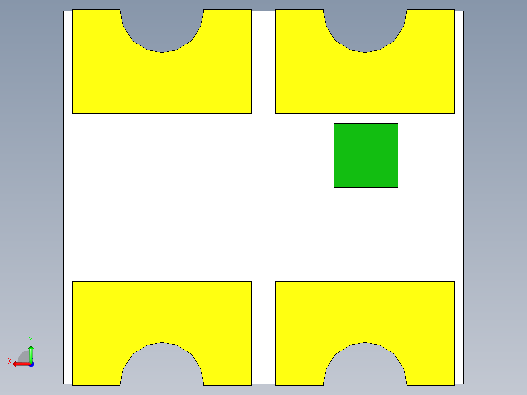 芯片LED的SMD封装0603和0606，高度0.7毫米。单色、双色和三色版本后视图
