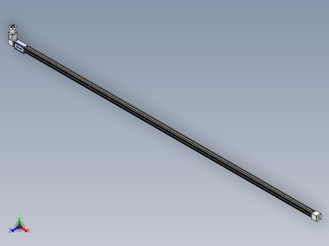 威洛博LB.GB同步带传动--欧规系列GB8-L192-S5600-BR-P75-K正等轴测图