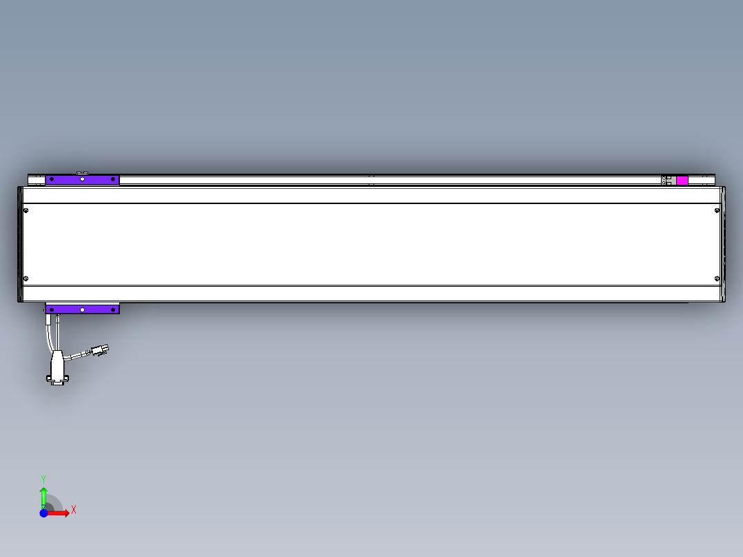 威洛博VL系列直线电机模组-VL17E1-S850前视图