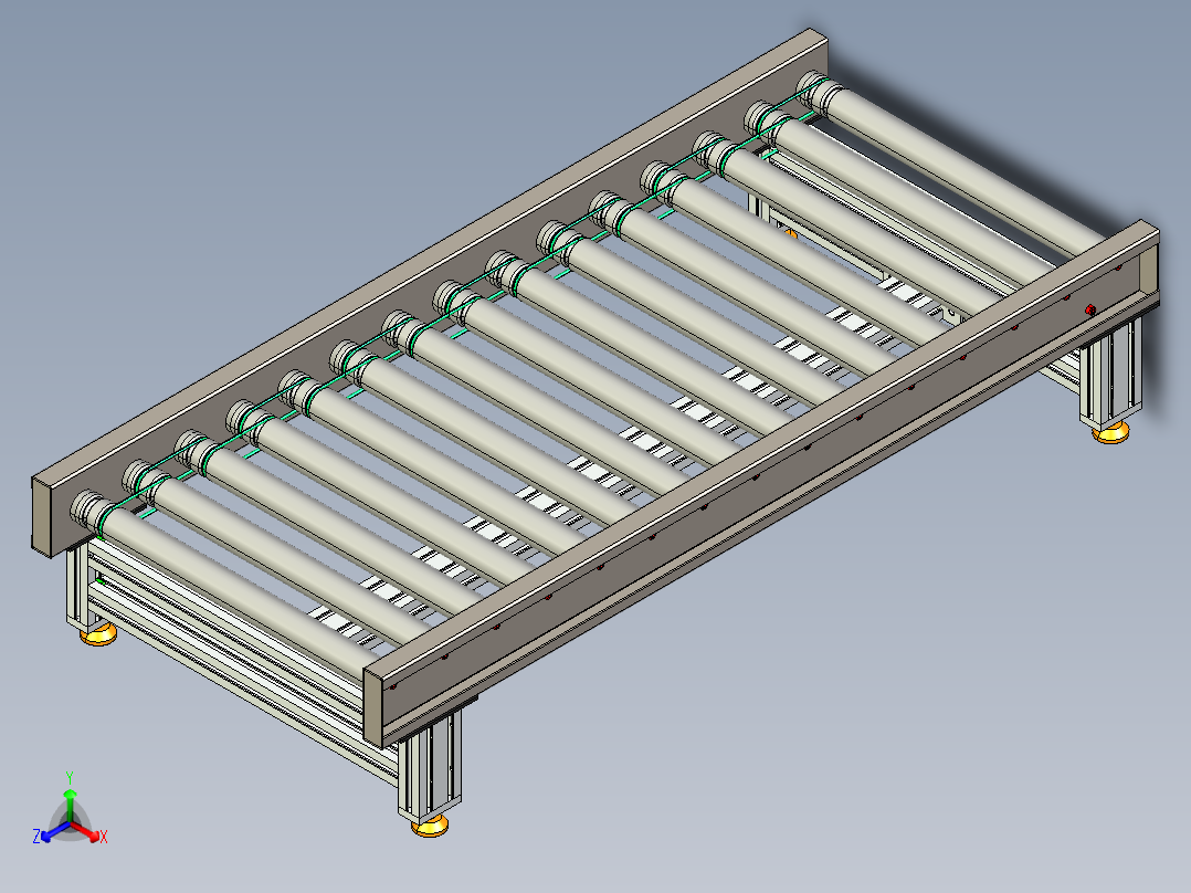 LE-O形带滚筒输送线