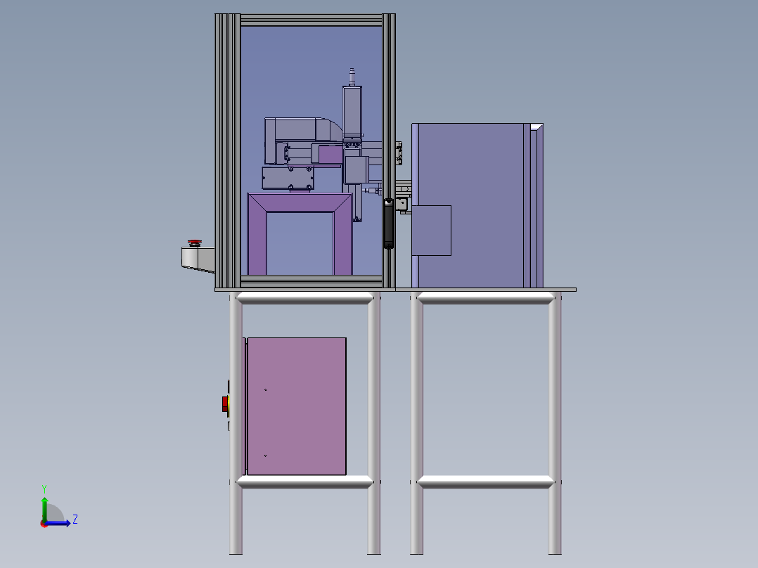 试管自动装载机sw22左视图
