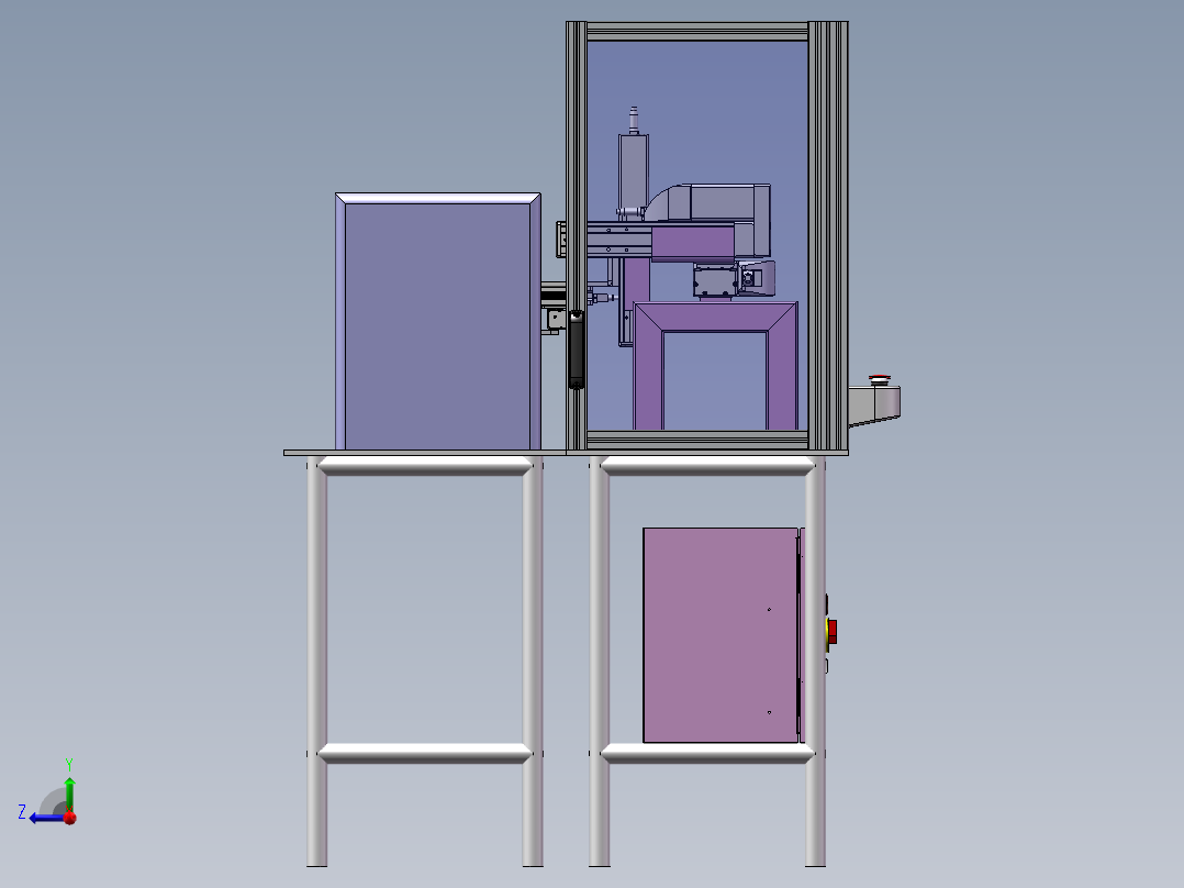 试管自动装载机sw22右视图