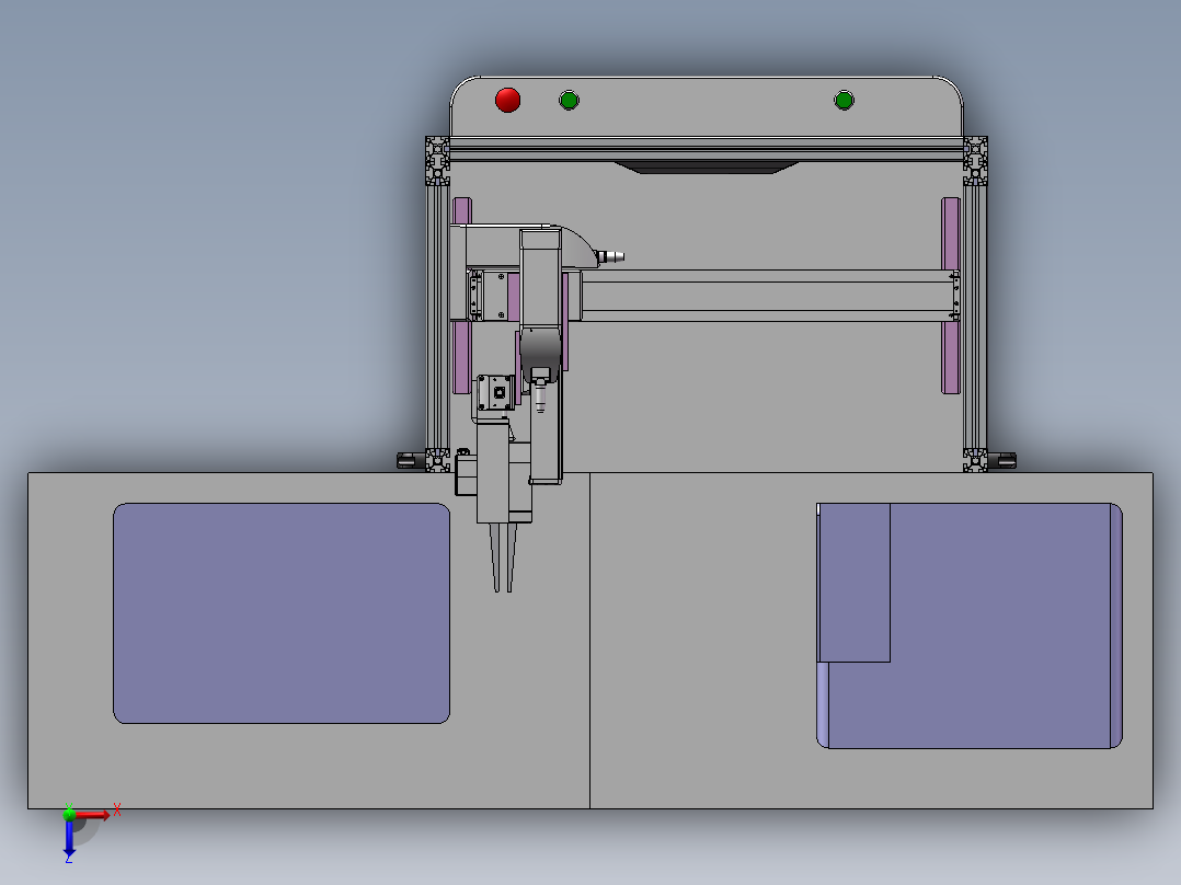 试管自动装载机sw22俯视图