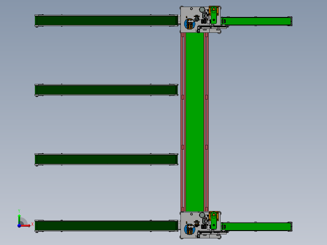 手机充电器外壳超声波自动焊接生产线sw17前视图