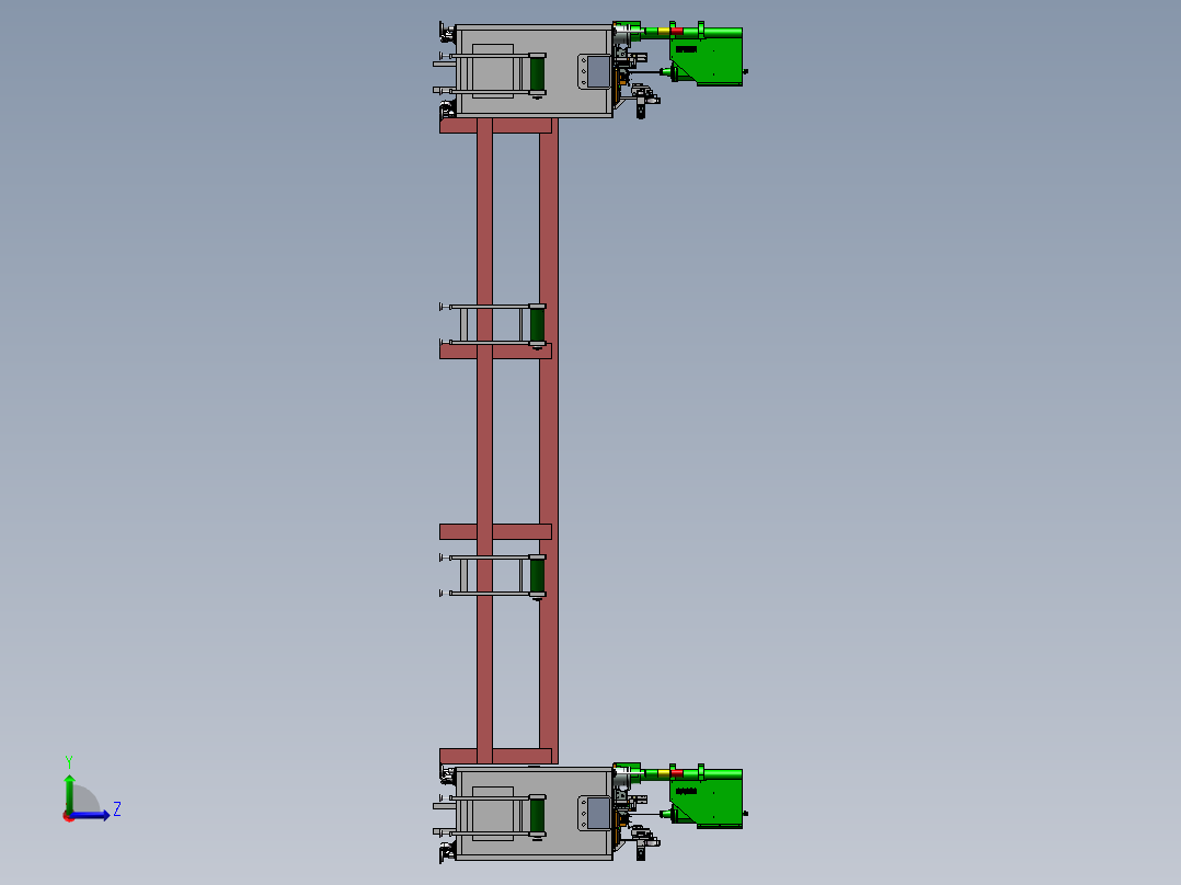 手机充电器外壳超声波自动焊接生产线sw17左视图
