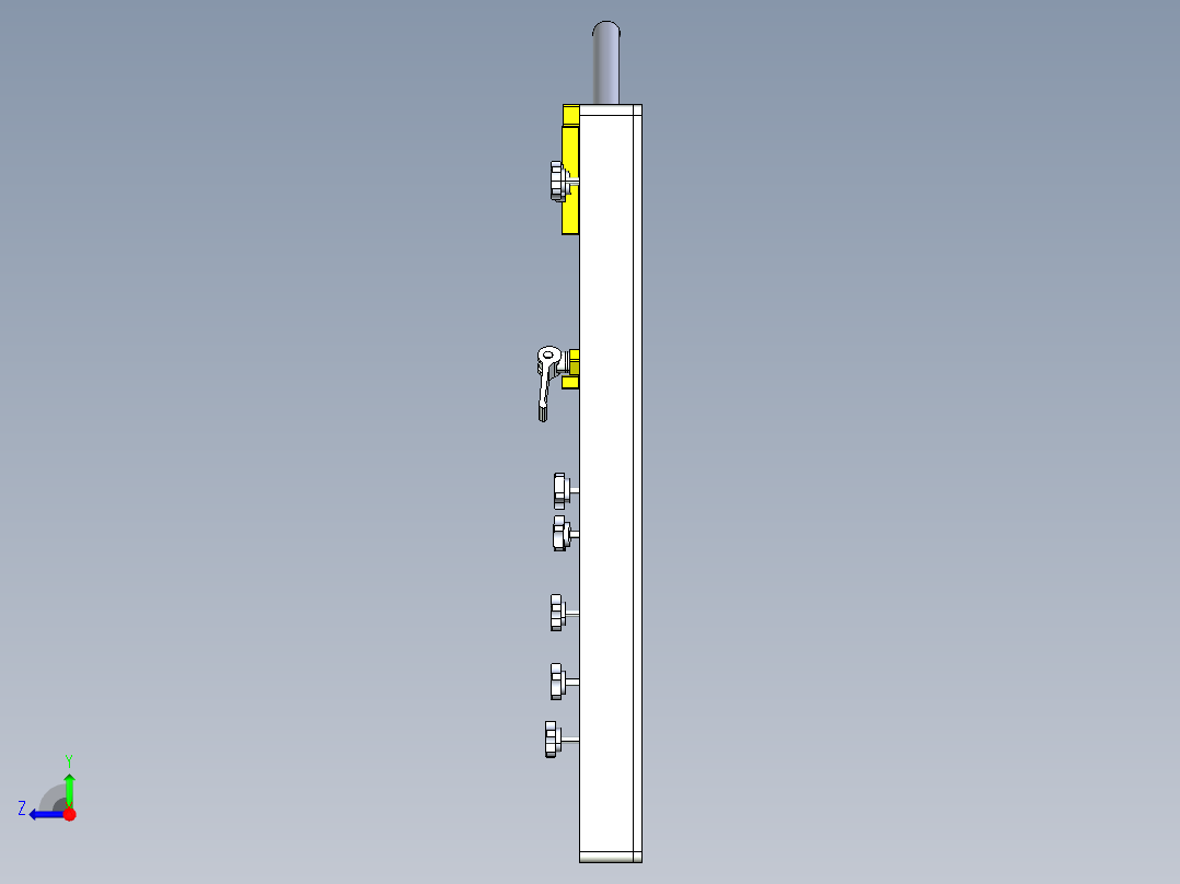 通用治具step右视图