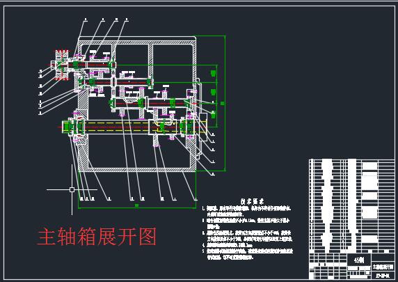 分级变速主传动系统设计(Nmin=40rmin；Nmax=900rmin；Z=8级)【6CAD图+优秀论文】