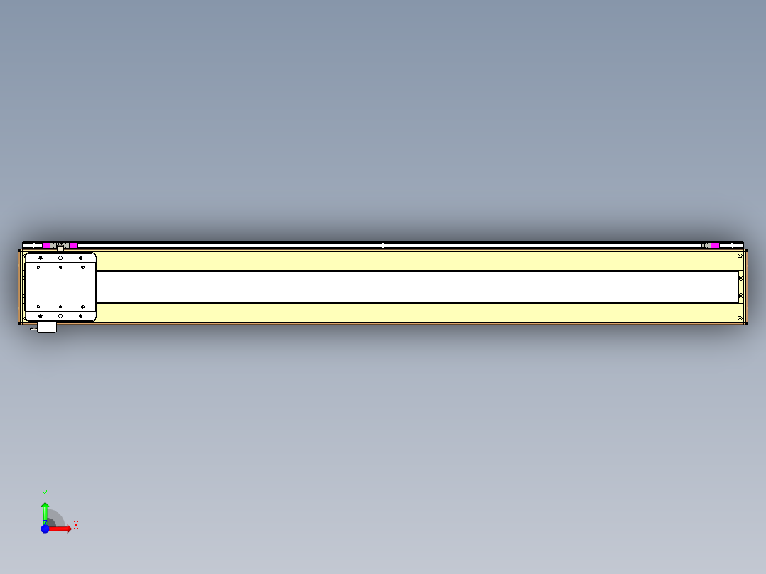 威洛博LC系列3d模型模组LC17E1Y-S1450前视图