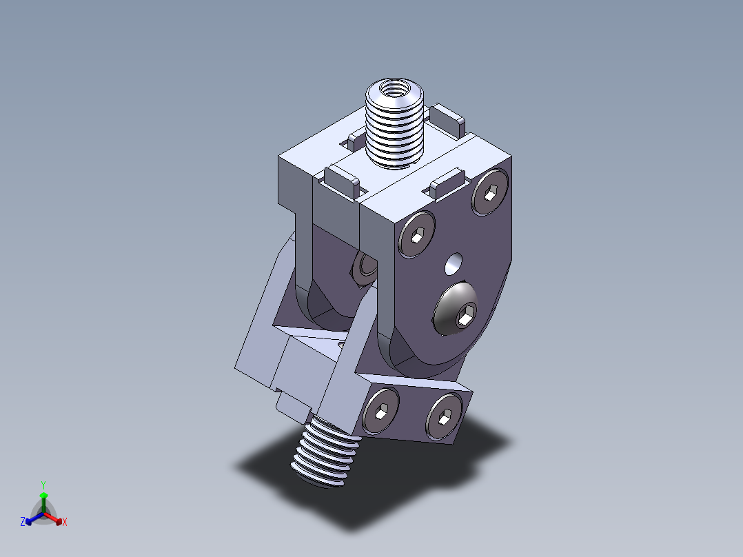 铝型材及其附件8.31.4040A正等轴测图