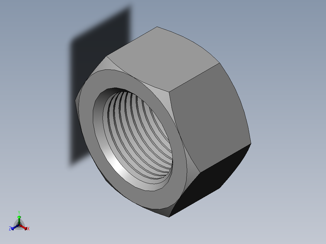 DIN 934 螺母-M80 Nut.SLDPRT正等轴测图