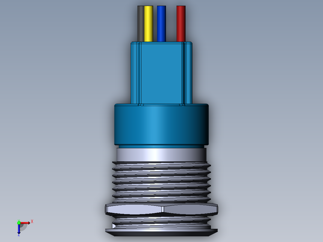 电源按钮俯视图