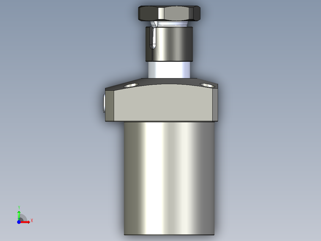 KOSMEKLHS0650-GR-Y45多系列多零件图纸模型前视图