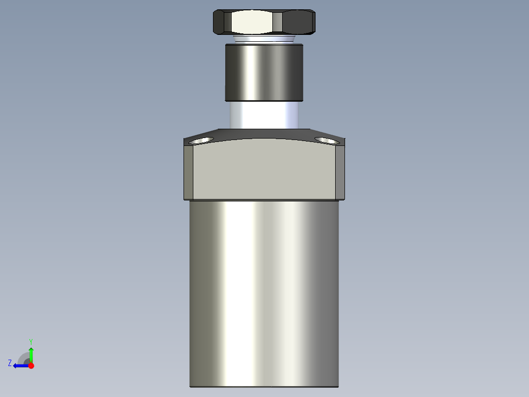 KOSMEKLHS0650-GR-Y45多系列多零件图纸模型右视图